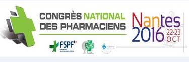 Congrès National des Pharmaciens à Nantes le 22 et 23 octobre 2016.