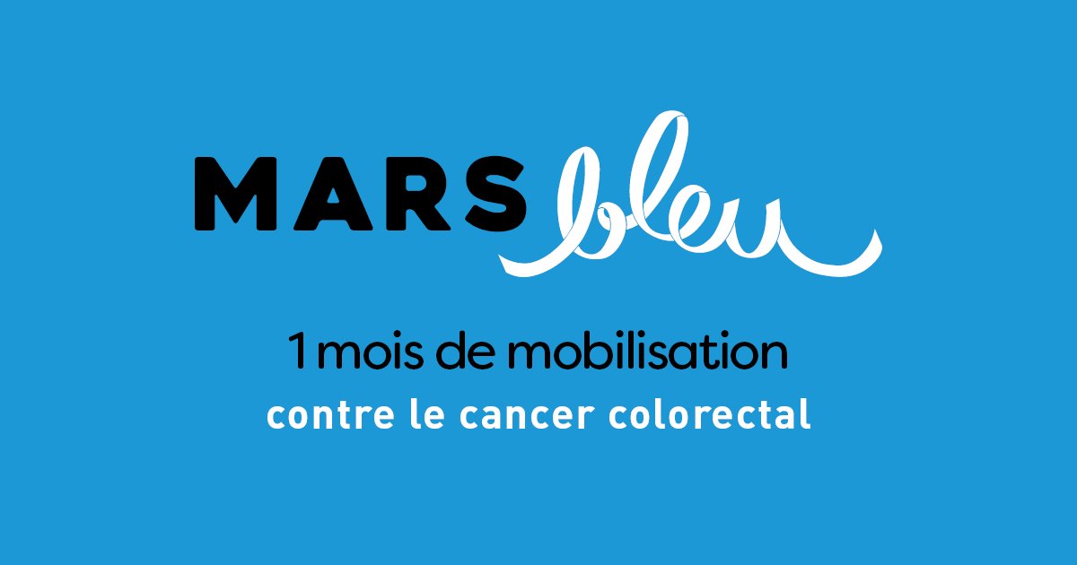 MARS BLEU : le mois de la promotion du dépistage du cancer colorectal
